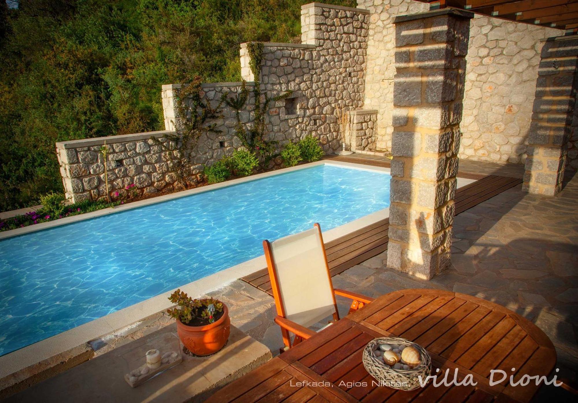 Villa Dioni Áyios Nikítas Buitenkant foto