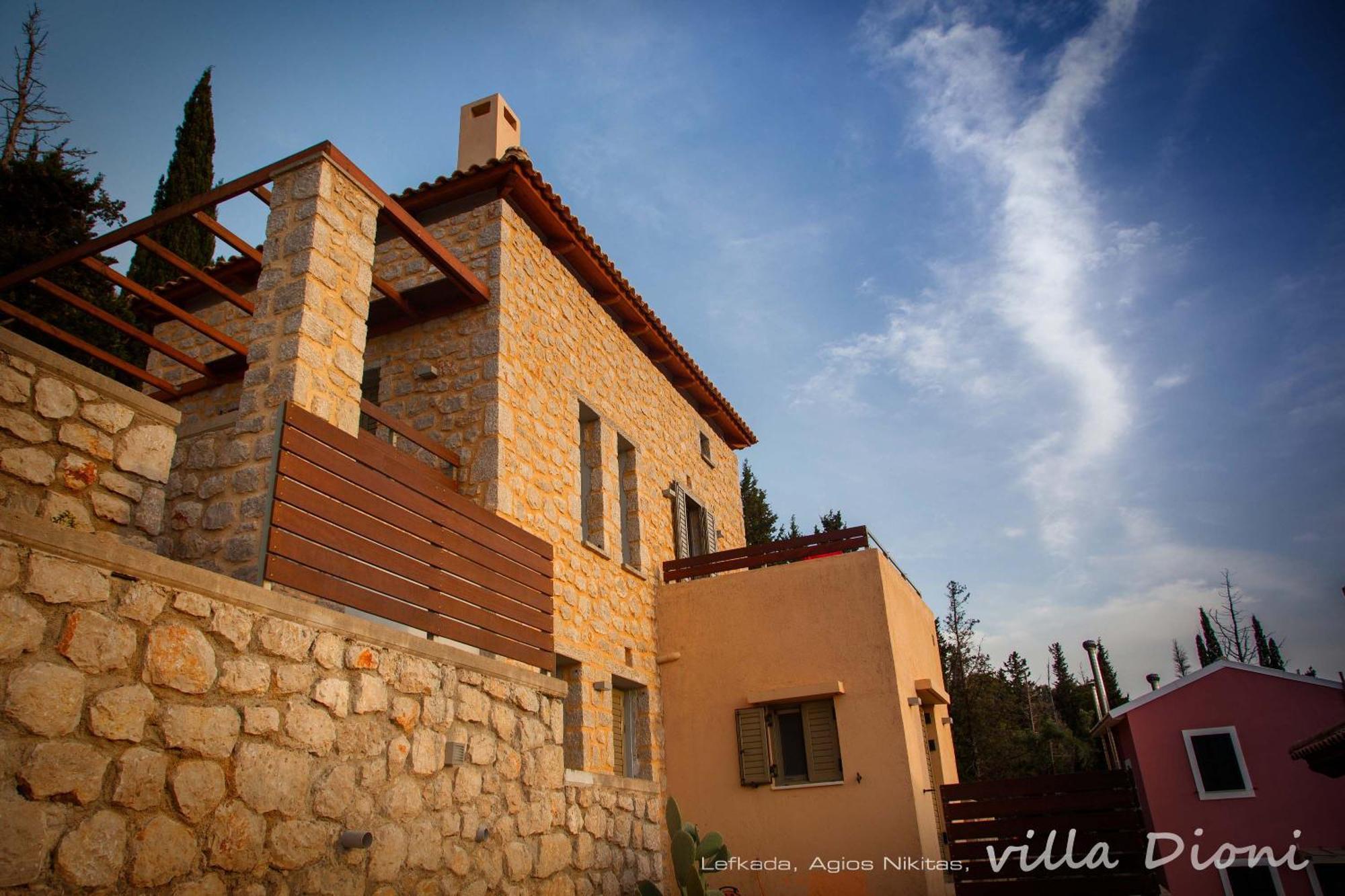 Villa Dioni Áyios Nikítas Buitenkant foto