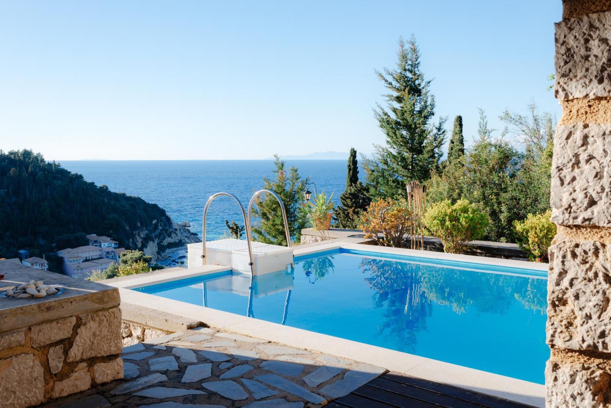 Villa Dioni Áyios Nikítas Buitenkant foto